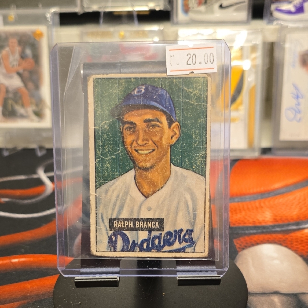 Vintage Baseball Card Display Case